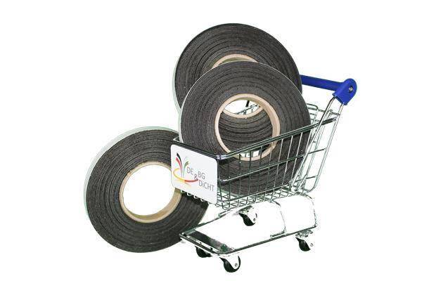 Fugeforseglingstape 11/3-7 mm, sort, 4,4 m Fugeforseglingstape 11/3-7 mm, sort, 4,4 m