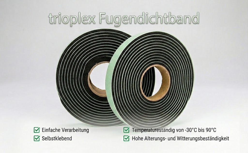 trioplex 66/8-15 mm, M, sort, 6 m