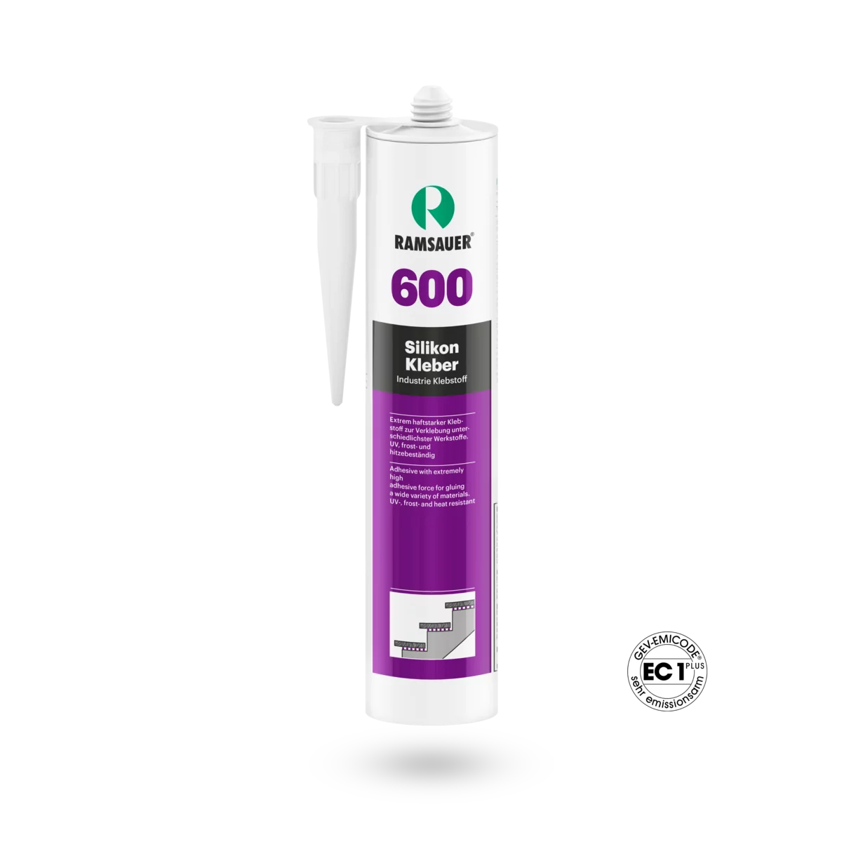 Ramsauer 600 silikoneklæber 310 ml Ramsauer 600 silikoneklæber 310 ml