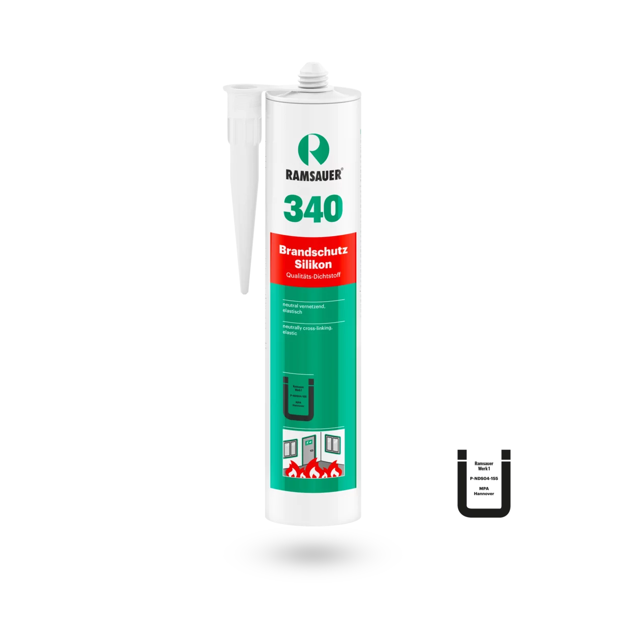 Ramsauer 340 brandbeskyttende silikone, 310 ml Ramsauer 340 brandbeskyttende silikone, 310 ml