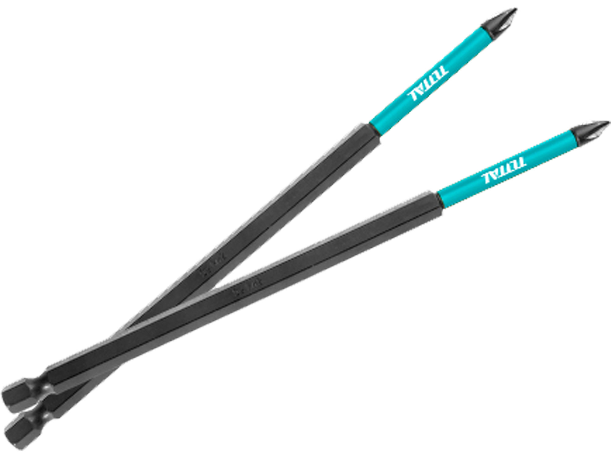 Total Slagskruetrækkerbits, 150 mm, S2, sæt med 10, industri, S2 Total Slagskruetrækkerbits, 150 mm, S2, sæt med 10, industri, S2