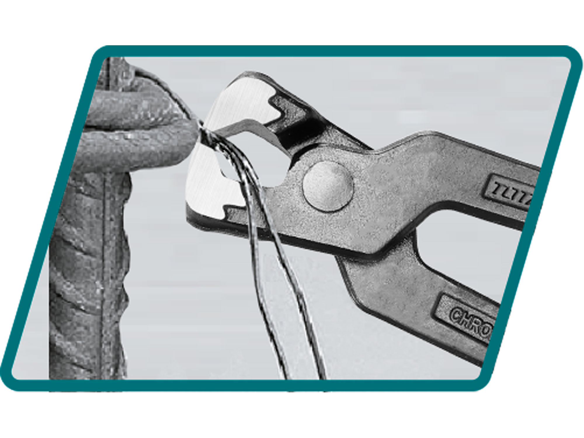 Total Crimptang, med isolering, industriel, 228 mm, CrV Total Crimptang, med isolering, industriel, 228 mm, CrV