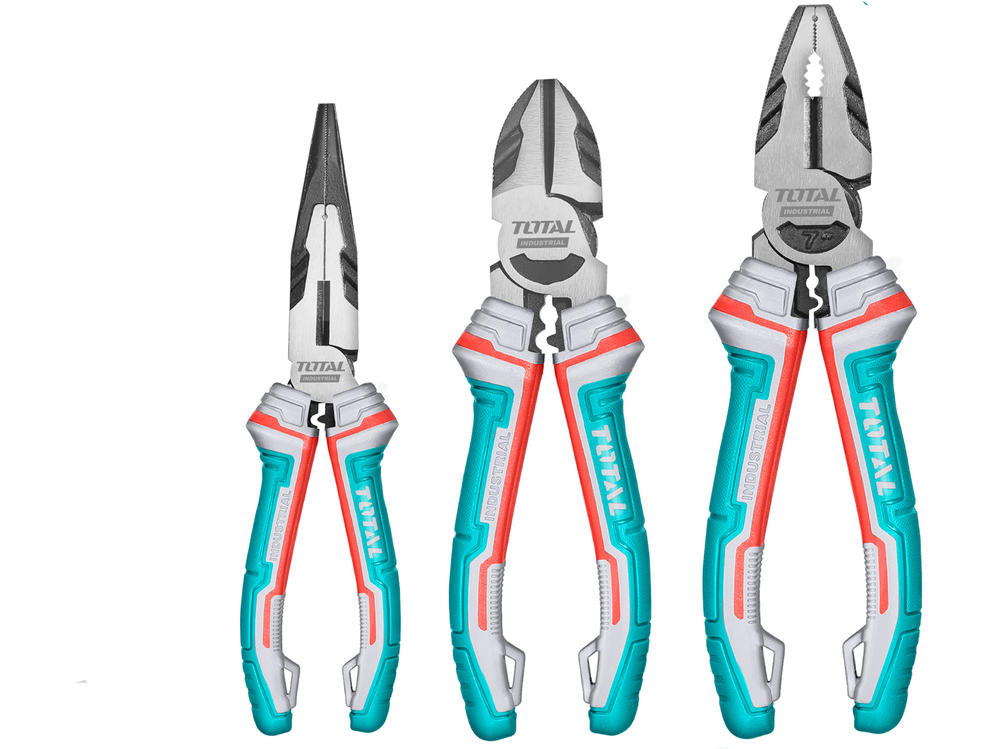 Total Tang, sæt med 3, industriel, CrV Total Tang, sæt med 3, industriel, CrV