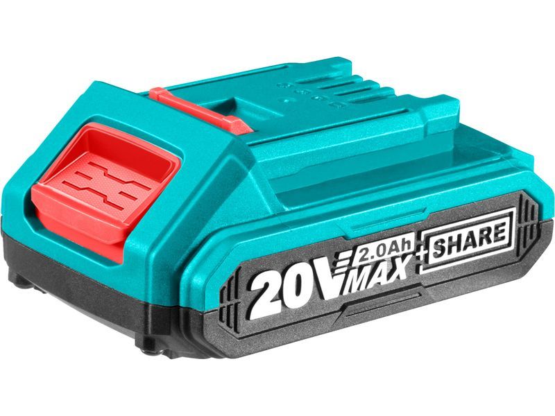 Total Genopladeligt batteri 20V, Li-Ion, 2000mAh Total Genopladeligt batteri 20V, Li-Ion, 2000mAh