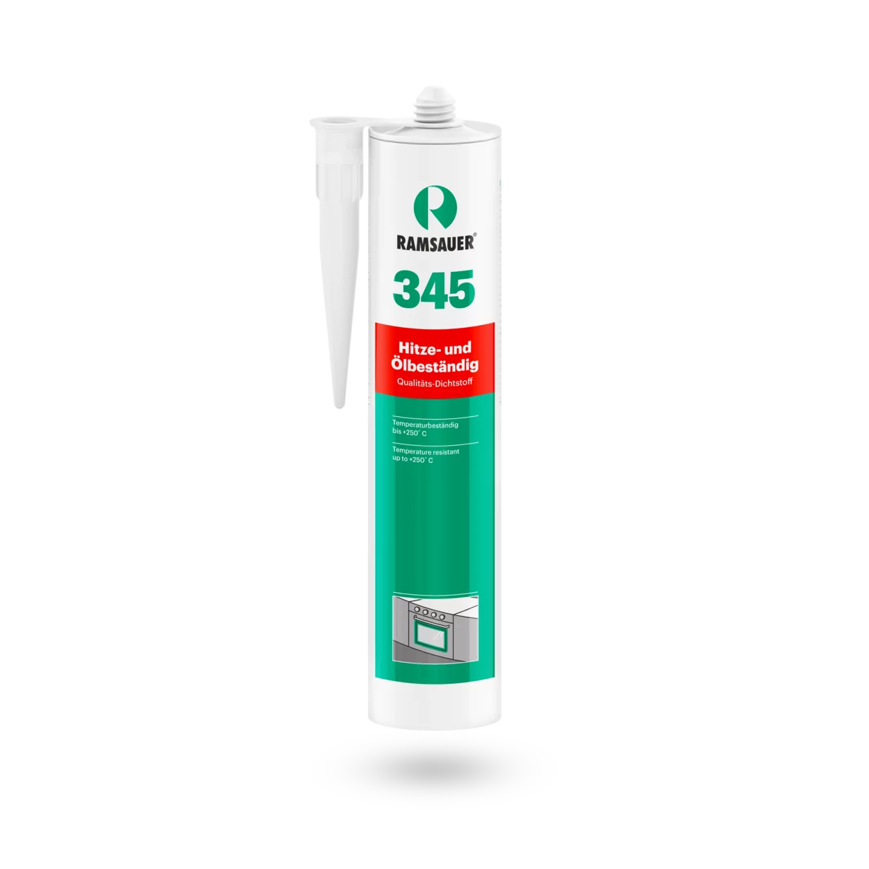 Ramsauer 345 Varme- og olieresistent, 310 ml, sort Ramsauer 345 Varme- og olieresistent, 310 ml, sort