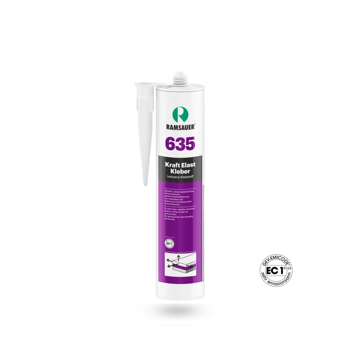 Ramsauer 635 Kraft Elast lim, krystalklar, 290 ml Ramsauer 635 Kraft Elast lim, krystalklar, 290 ml